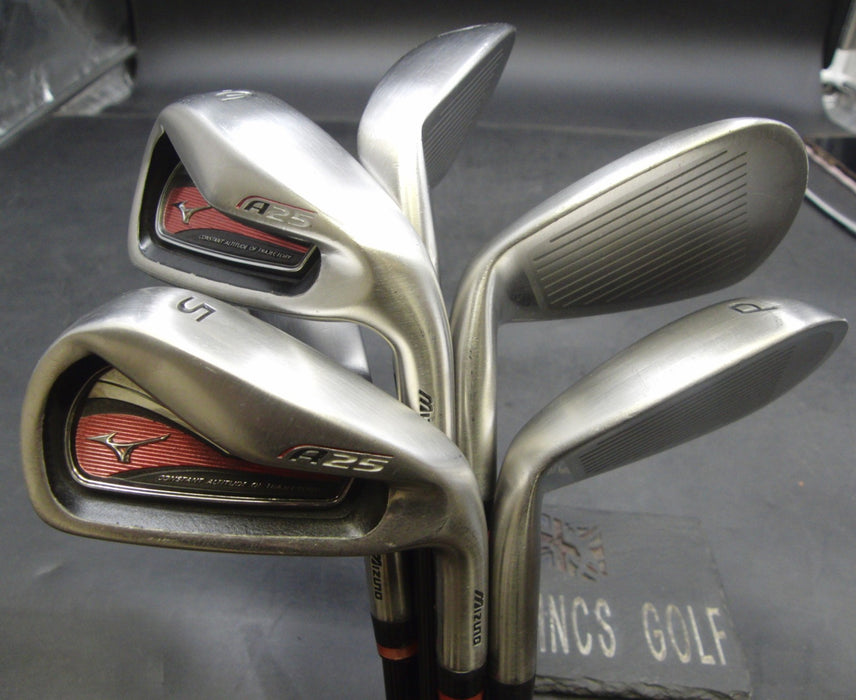 Set of 6 x Mizuno A25 Irons 6-SW Regular Graphite Shafts Mizuno Grips*