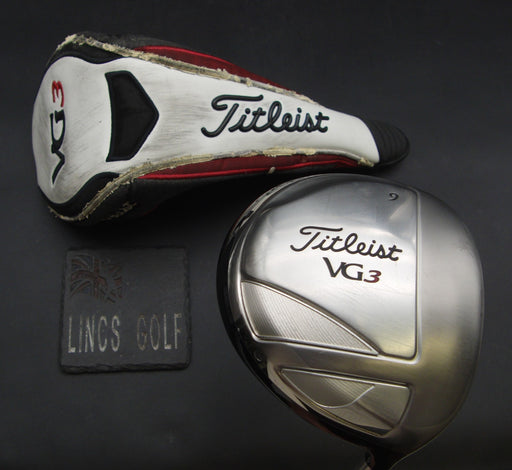 Titleist VG3 9° Driver Stiff Graphite Shaft VG3 Grip & Titleist Head Cover
