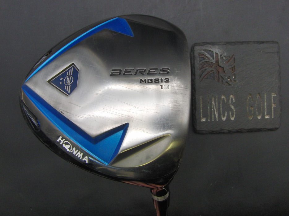 Honma Beres MG813 10° Driver Stiff Graphite Shaft Beres Grip