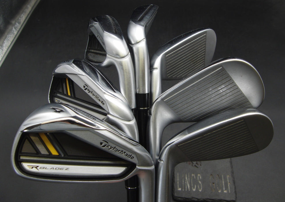 Set of 7x TaylorMade RBladez Irons 4-PW Regular Graphite Shafts with Grips