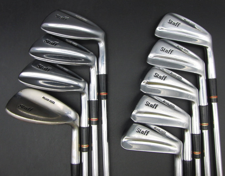 Set of 9x Wilson Staff Fluid Feel 3-SW Irons Regular Steel Shafts