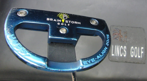 Brain Storm Happy Eye Align 20/15 Putter 88cm Length Steel Shaft with Grip