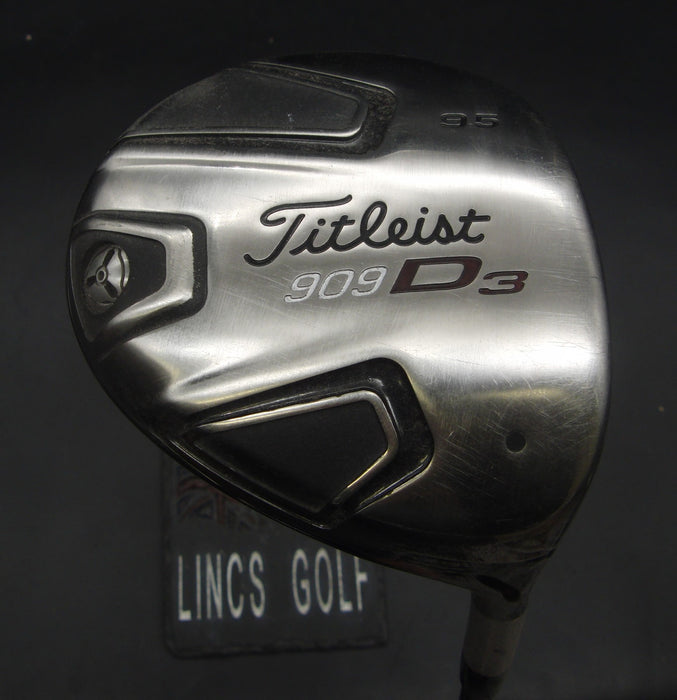 Titleist 909 D3 9.5° Driver Extra Stiff Graphite Shaft Black Grip*