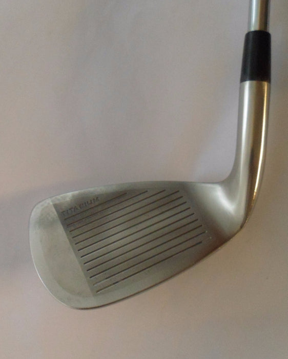 WILSON PROSTAFF TI FACE INSERT OVERSIZE 9 IRON   R Flex Steel Shaft, Wilson Grip