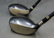 Set of 2 Bridgestone Tour Stage FHT 3 & C500 5 Woods Regular Graphite Shafts