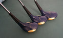 Vintage Ladies Set of 3 x RAM Golden Girl 1, 3 & 5 Woods Ladies Steel Shaft