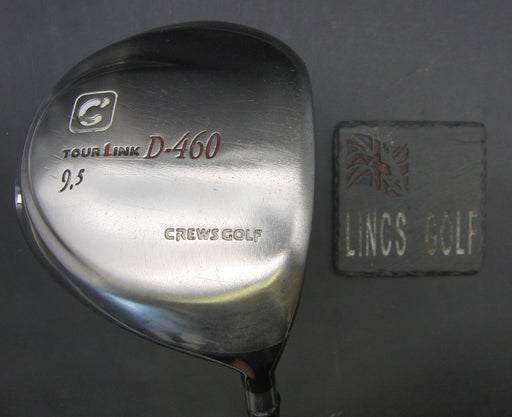 Crews Golf Tour Link D-460 9.5° Driver Regular Graphite Shaft G-Rip Grip