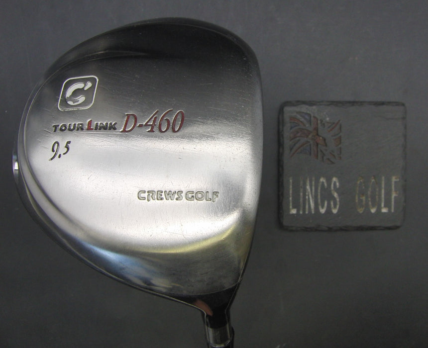 Crews Golf Tour Link D-460 9.5° Driver Regular Graphite Shaft G-Rip Grip