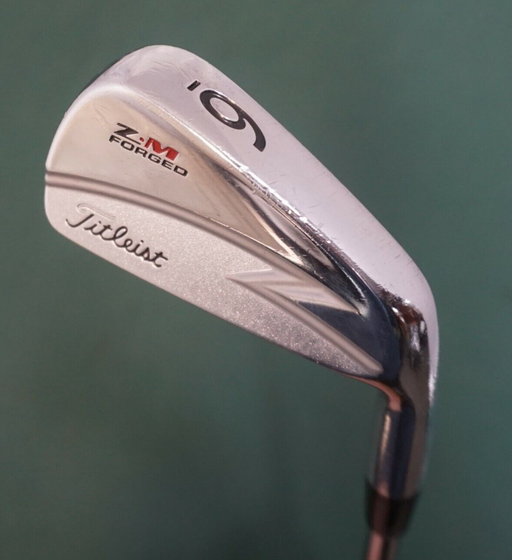 Titleist ZM Forged 6 Iron Stiff Steel Shaft Golf Pride Grip