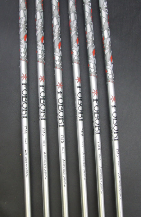 Set of 6x TaylorMade M6 5-PW Irons Stiff Graphite Shafts TaylorMade Grips*