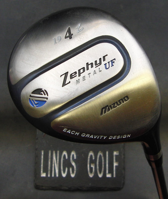 Mizuno Zephyr Metal UF 19° 4 Wood Ladies Graphite Shaft Mizuno Grip
