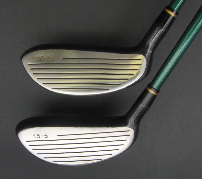 Set of 2 AMC Shallow Face FX 17° 5 + 23° 7 Hybrids Regular Graphite Shafts