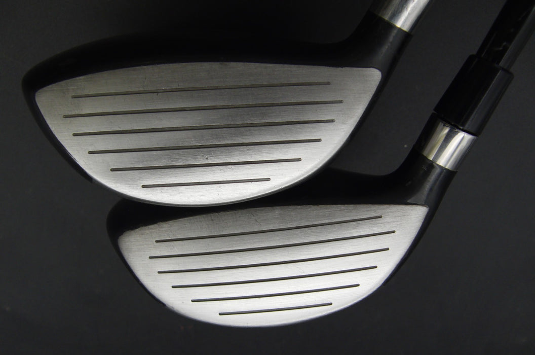 Set of 2 Bridgestone TourStage X-FW 3+5 Woods Stiff Graphite Shafts T/Edge Grips