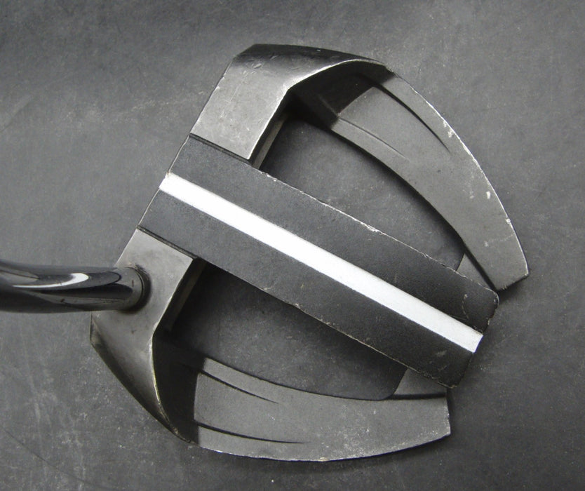 Odyssey Marxman O Works Black Putter Steel Shaft 86cm Length Psyko Grip*