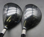 Set of 2 TaylorMade V Steel 15° 3 Wood + 18° 5 Wood Regular Graphite Shafts