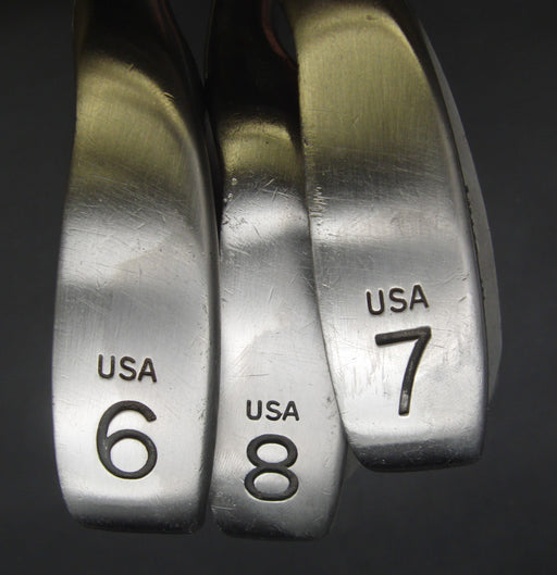 Set of 3x Lynx Predator 6+7&8 Irons Regular Steel Shafts PGM Grips