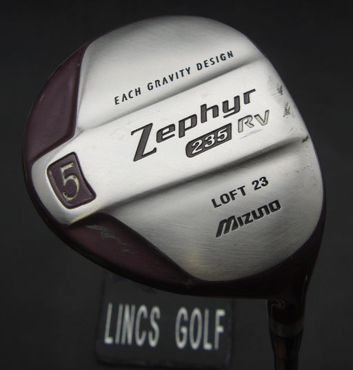 Ladies Mizuno Zephyr 235 RV 23° 5 Wood Ladies Graphite Shaft Mizuno Grip
