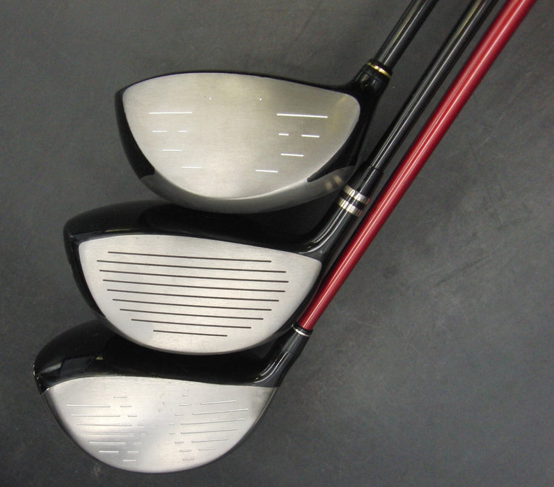 Set of 3 x Drivers Mactec Yamaha & Srixon XXIO Stiff Graphite Shafts