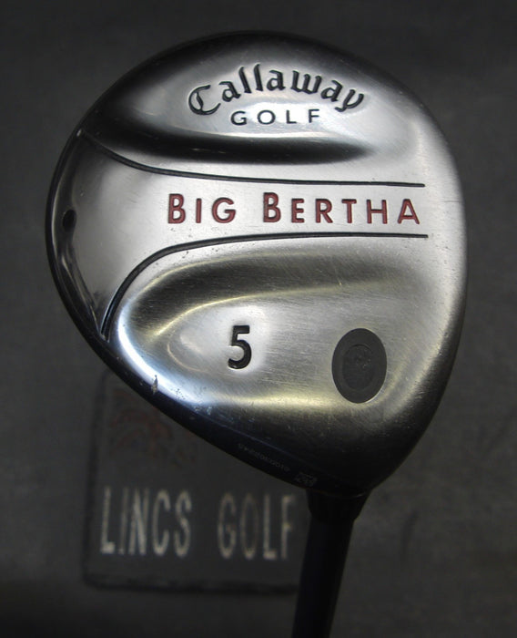 Callaway Big Bertha 5 Wood Stiff Graphite Shaft Callaway Grip