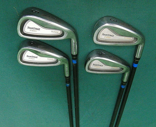 Set Of 4 x Bridgestone Tour Stage V301 Irons 3-6 Stiff Graphite Shafts
