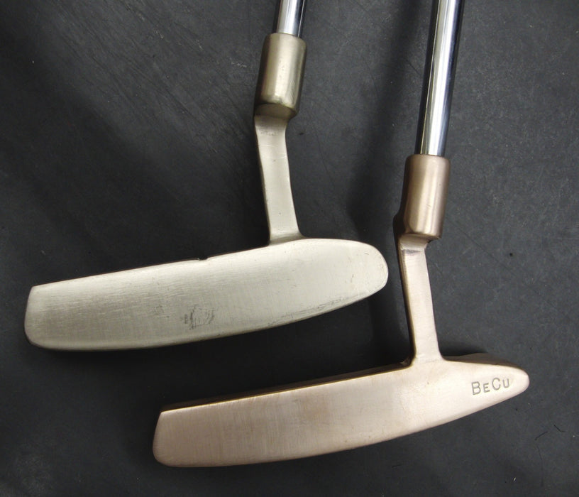 Set of 2x Ping Pal/Pal4 Putters 89cm Length Steel Shafts Mixed Grips*