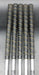 Set of 5 x MacGregor Tourney Irons 6-10 Regular Steel Shafts Unbranded Grip