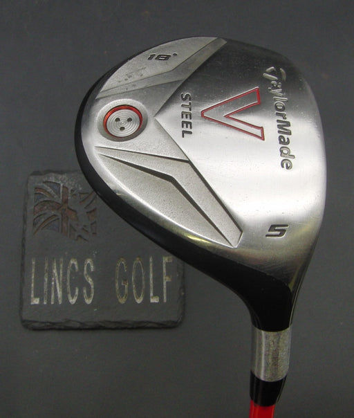 TaylorMade V Steel 18° 5 Wood Stiff Graphite Shaft Perfect Pro Grip