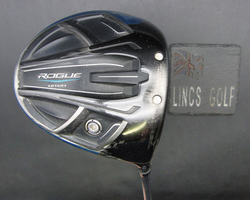 Callaway Rogue Star 10.5° Driver Stiff Graphite Shaft Golf Pride Grip