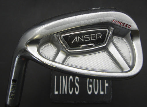 Left-Handed Ping Anser Black Dot Forged Pitching Wedge Stiff Steel Shaft