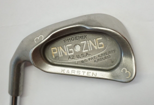 Left Handed Ping Zing White Dot 3 Iron JZ Stiff Steel Shaft Golf Pride Grip