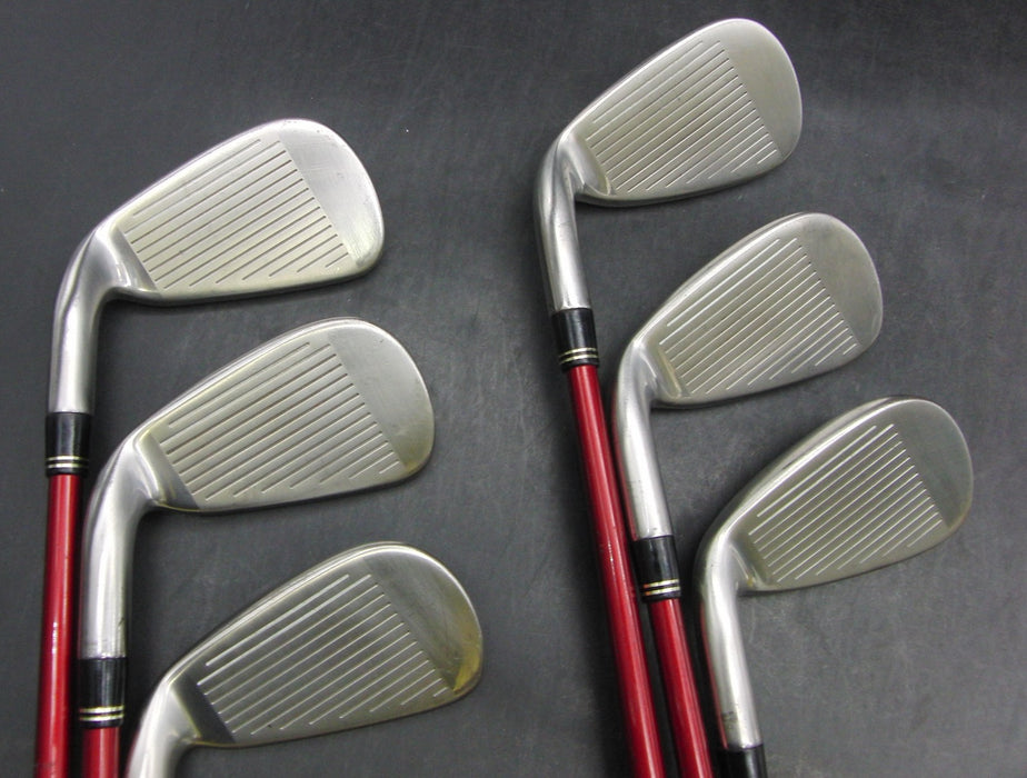 Set of 6 x TaylorMade Burner Japanese Model Irons 5-PW Stiff Graphite Shafts*