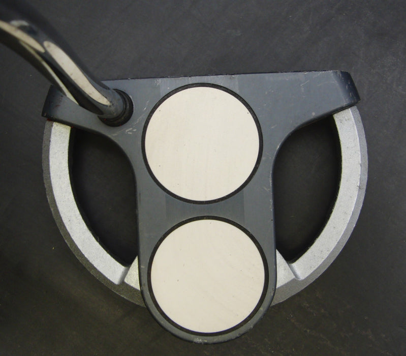 Odyssey White Steel 2-Ball SRT Putter Steel Shaft 89cm Length Psyko Grip*