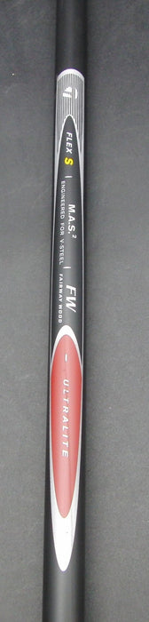 TaylorMade V Steel 13° 3 Wood Stiff Graphite Shaft Golf Pride Grip + Head Cover