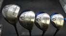 Set of 4 Hi Brid EZ Impact Power Matching 10.5° 1 Driver+15 °3+17° 4+19° 5 Woods