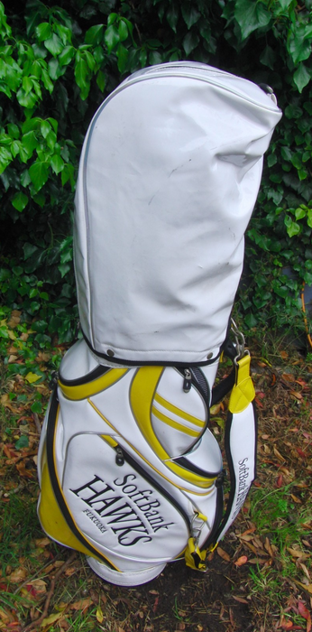 7 Division Softbank Hawks Fukuoka Golf Cart Carry Trolley Golf Clubs Bag*