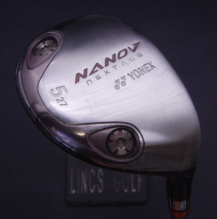 Yonex NanoV Nextage 27° 5 Hybrid Regular Graphite Shaft Iomic Grip