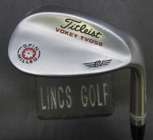 Titleist Vokey TVD58 Spin Milled 58° Sand Wedge Regular Steel Shaft Iomic Grip