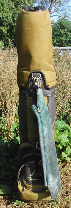 Vintage 6 Division Mizuno Pro Power Concentration Cart Trolley Golf Clubs Bag