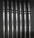 Set of 7x Yonex NanoV Irons 4-PW Stiff Steel Shafts Yonex Grips*
