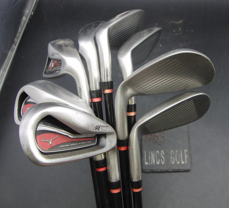 Set of 8x Mizuno A25 5-SW + FW Irons Regular Graphite Shafts Mizuno Grips*