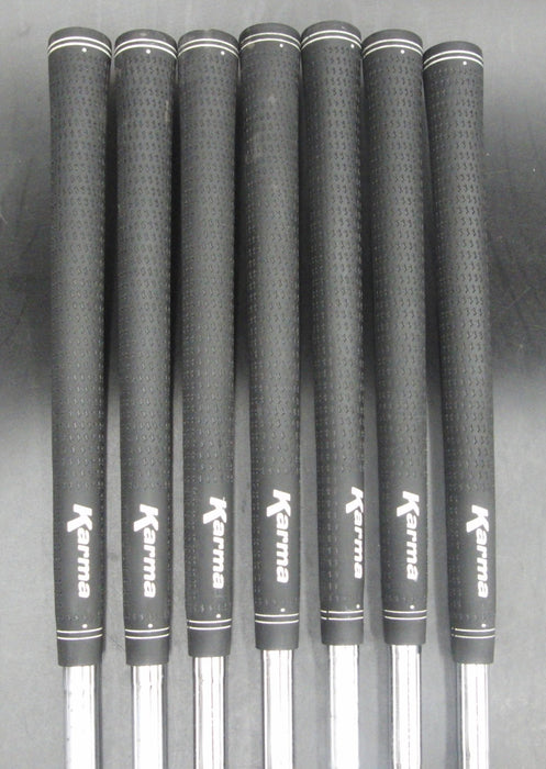 Set of 7 x Mizuno JPX 900 Tour Irons 4-PW Stiff Steel Shafts Karma Grips