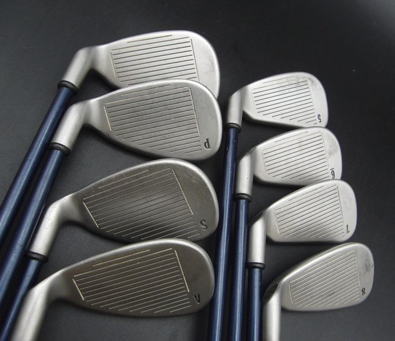 Set of 8x Callaway Big Bertha X-12 5-SW + AW Irons Regular Graphite Shafts