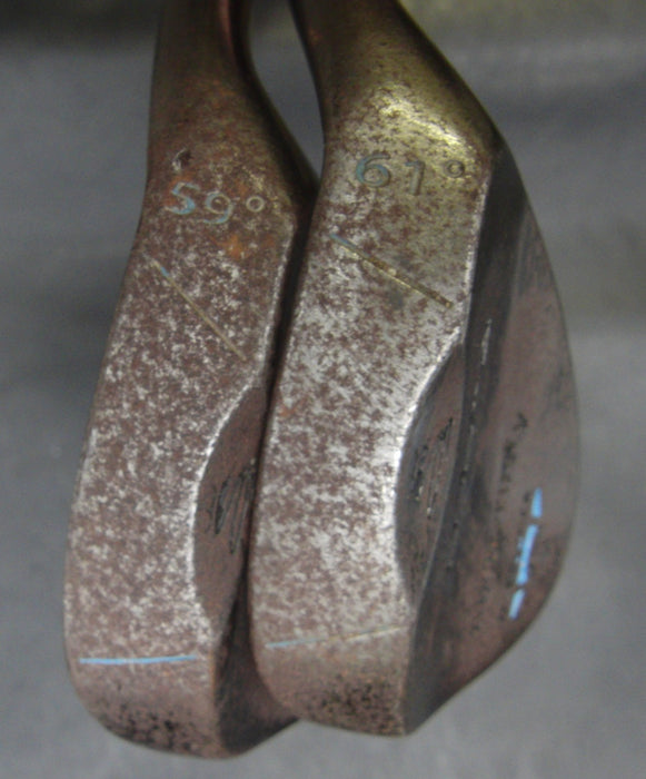 Set of 2 Cobra Trusty Rusty PWR II 59°+61° Wedges Regular Steel Shafts*