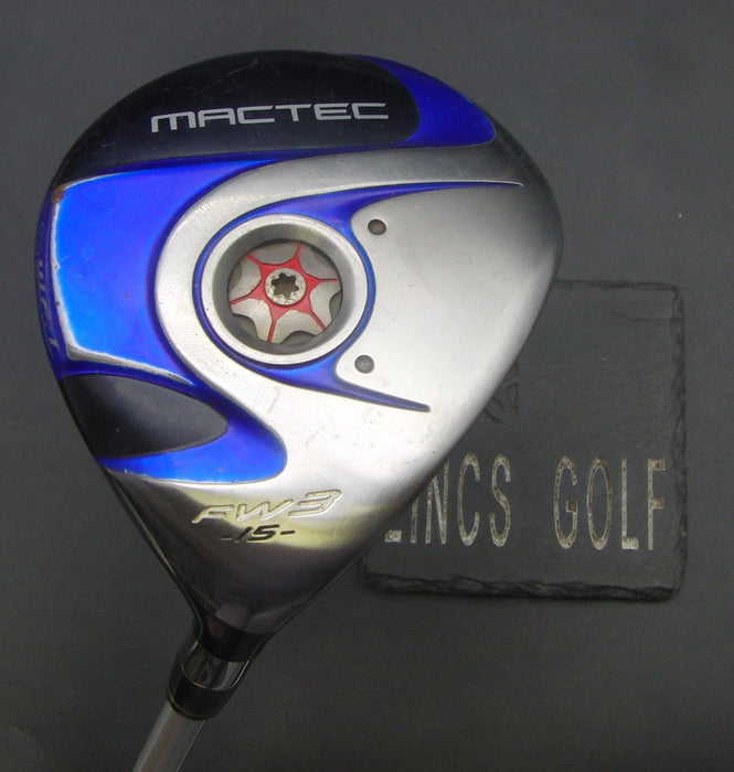 MacGregor Mactec WFT 15° 3 Wood Regular Graphite Shaft Mactec Grip