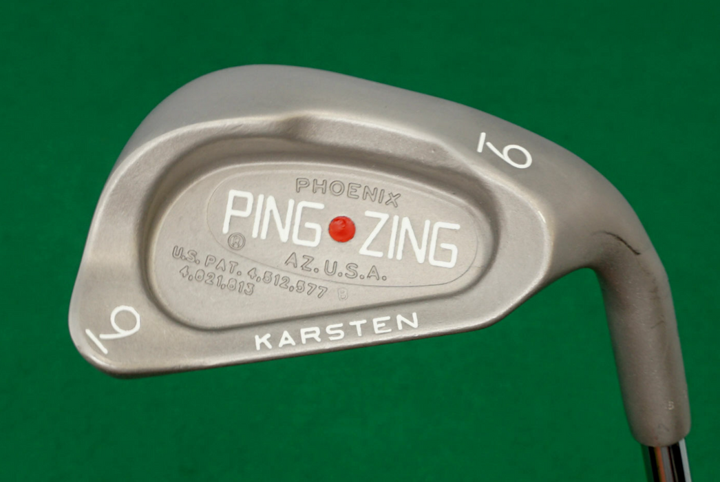 Ping Zing Karsten Red Dot 9 Iron Regular Steel Shaft and Golf Pride Grip