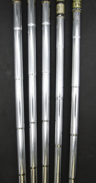 Set of 5x Dave Pelz Feather Lite 4,5,7,8+PW Irons Regular Steel Shafts