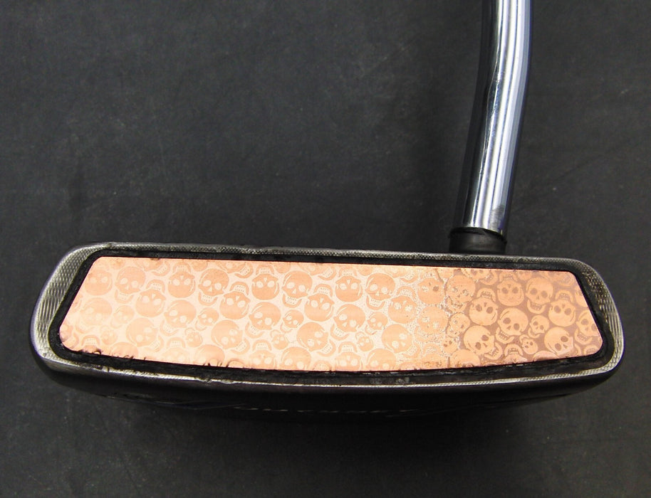 New Copper Face Odyssey Works 5 350g Putter 85cm Steel Shaft Odyssey Grip