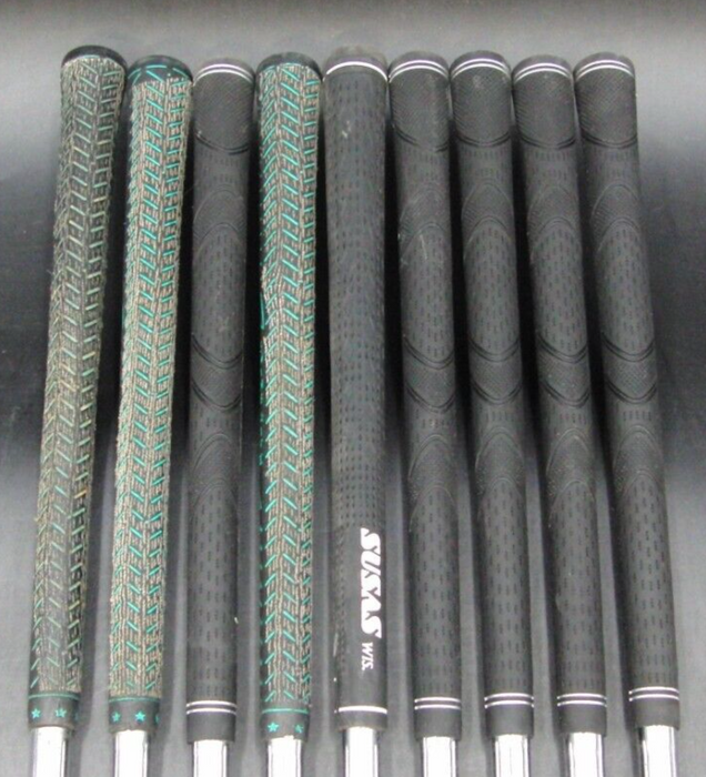 Set of 9 x Epon Irons 3-SW Regular Steel Shafts Mixed Grips