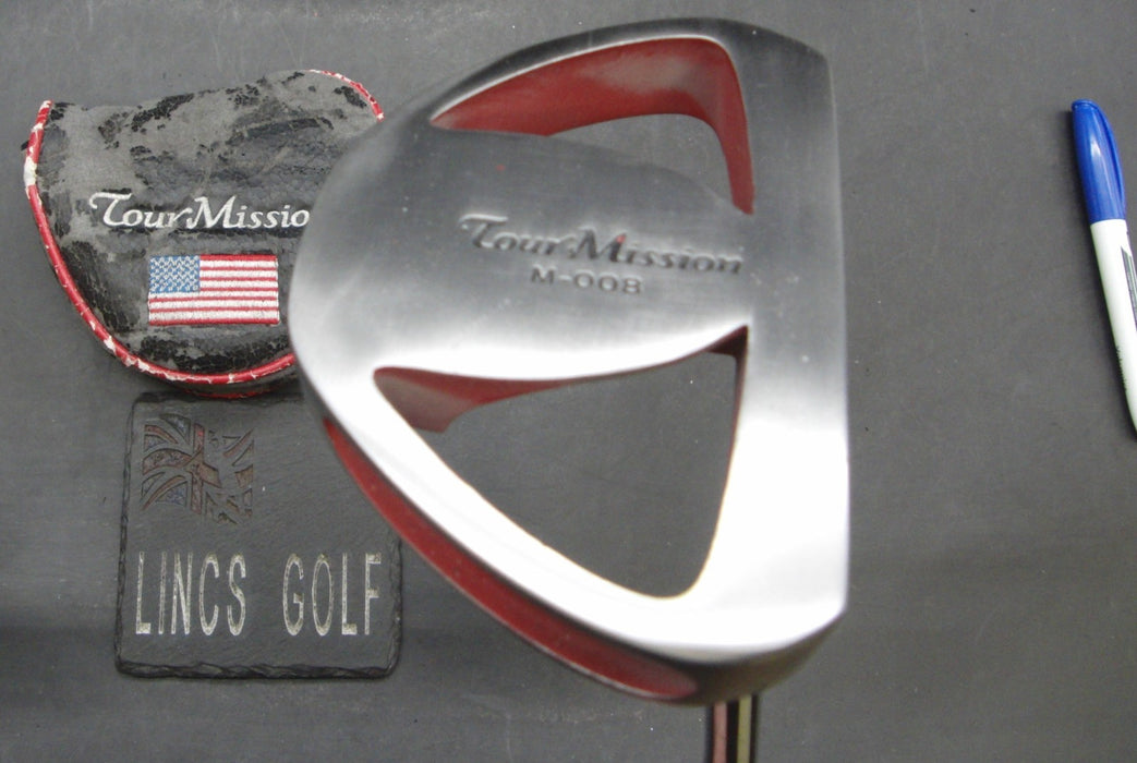 Tour Mission M-008 Putter Steel Shaft 87cm Length Westgolf Grip + Head Cover