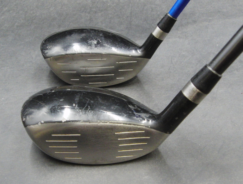 Set of 2 Silver T Diamond Steel 15° 3 Wood & 19° 3 Hybrid Regular Graphite
